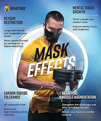 2 PCS Workout Sports Mask High Altitude Elevation Effect Face Mask  Endurance Gym