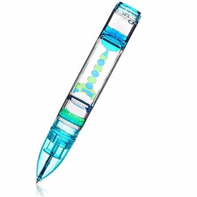 Yoya Toys Fidget Pens for Kids Liquid Motion Bubbler Sensory Toy - Colorful Animal Gel Pens for Kids Great for Easing Stress, Cute Pens Kawaii Gel