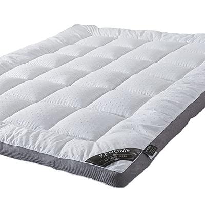 EASELAND Queen Size Mattress Pad Pillow Top Mattress Cover Quilted Fitted  Mattre