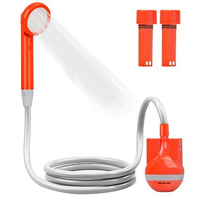 Portable Outdoor Camp Shower Camping Shower Pump Rechargeable Portable  Shower Head for Camping Beach Swimming Hiking Traveling (Orange, Classic) -  Yahoo Shopping