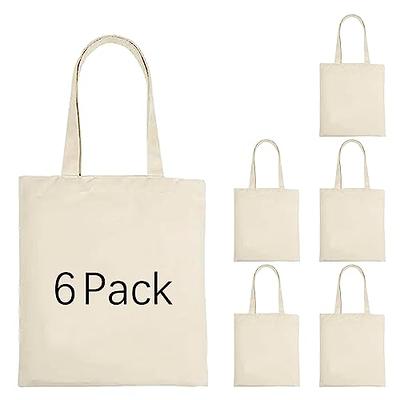 OKBA 10 pcs Sublimation Tote Bags,polyester tote bags for sublimation, DIY  customization blank canvas tote bags 12.2 * 14.2 in