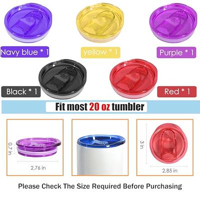 20 oz Tumbler Lids Replacement Spill-proof Splash Resistant Lid