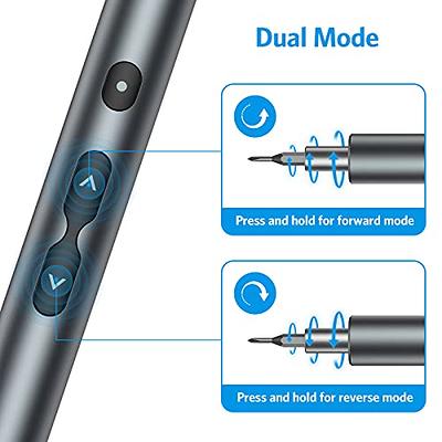 ORIA Mini Electric Screwdriver, 51 in 1 Cordless Power Precision  Screwdriver Set with 48 Bits, Small Electric Screwdriver with USB Charging,  LED