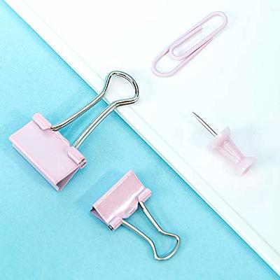 Paper Clip & Push Pin & Binder Clip Set 72pcs