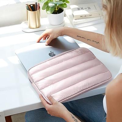 PUFFY LAPTOP SLEEVE 13 INCH 14 INCH, QUILTED PUFFER LAPTOP