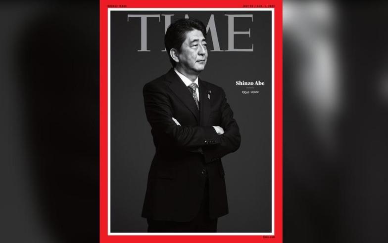 《時代雜誌》悼安倍　「黑白照片」紀念日本在位最久首相