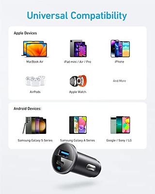 USB C Car Charger Adapter(52.5W), Anker 323 Compact Car Phone Charger with  USB C Charger 33W, Anker 323 Charger, 2 Port Compact Charger with Foldable  Plug - Yahoo Shopping