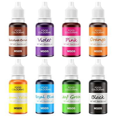 Food Coloring - 12 Color Liquid Concentrated Icing Food Coloring Set for  Baking, Cake Decorating, Airbrush, Slime Making Supplies Kit - Vibrant Food