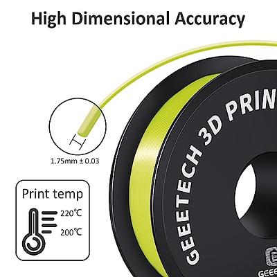 Geeetech 3D Printer Filament PLA 1.75mm 1KG(2.2lbs) Silk Color For 3D  Printing