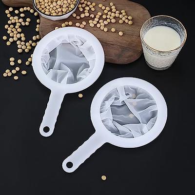 UUYYEO 2 Pcs Aquarium Baby Brine Shrimp Net Sieve Eggshell