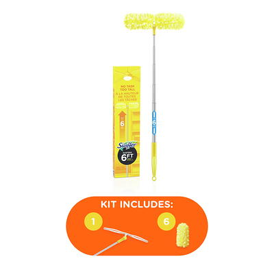 Swiffer® Dusters 77300 Heavy-Duty 3' Extendable Handle Starter Kit with 12  Duster Cloth Refills