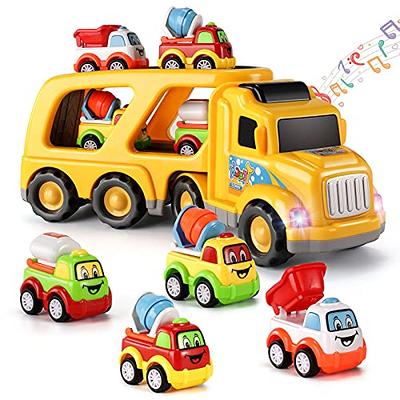 TEMI Construction Truck Toys Cars for Toddlers 3-5 - 7-in-1 Friction Power  Vehicle Toy 3 4 5 6 Year Old Boys, Carrier Transport Trucks Kids Years, Car  Set Age 3-9 Boys & Girls - Yahoo Shopping