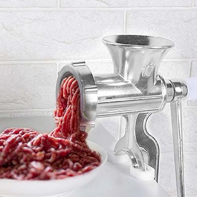 Meat Hand Grinder, Household Aluminum Alloy Heavy Duty Manual Meat Grinder  Kitchen Tool