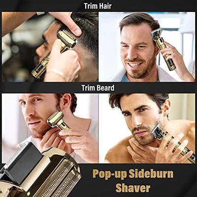  OOYY Mens Electric Shaver Razor Cordless Beard Trimmer for Men  Nose Hair Trimmer 4 in 1 Trimmer Kit USB Rechargeable Razors for Shaving  Wet Dry Shaver : Beauty & Personal Care