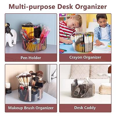 Acrylic Pen Holder Crayon Organizer for Kids, 6 Slots Arts and Crafts  Organizer Marker Caddy Organizer for Classroom, 360 Rotating Acrylic Pencil  Holder Art Supplies Storage for School Office Grey - Yahoo Shopping