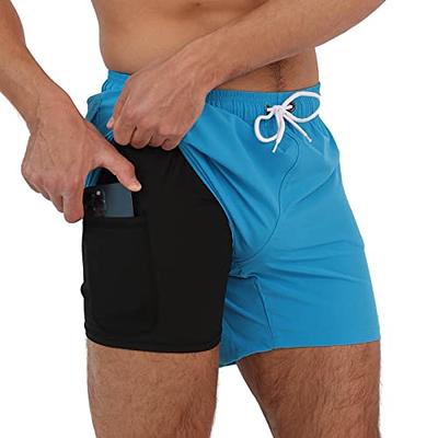 Mens Swim Trunks 5 Inch Inseam Bathing Suit Quick Dry Swim Shorts with  Pockets
