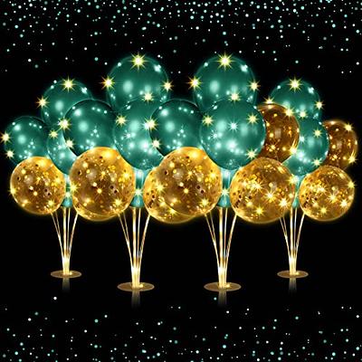 TONIFUL Table Centerpiece Balloons Stand Kit Include White Gold Latex  Confetti Balloons for Baby Shower Wedding Anniversary Baptism Graduation Party  Decorations 21/50/60/70 Birthday Decoration - Yahoo Shopping