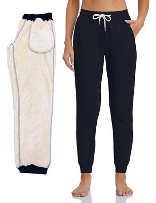 Inno Women's Sherpa Fleece Lined Jogger Pants Warm Sweatpants