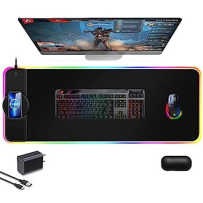 LED Gaming Mouse Pad Large RGB Extended Mousepad Keyboard Desk Anti-slip  Mat NEW