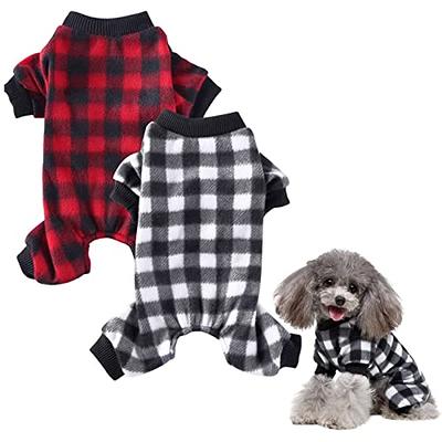 Girl Dog Clothes Dog Pajamas for Small Dog Girl Boy - Puppy Pjs Jammies 4  Leg Dog Clothes for Chihuahua Yorkie - Summer Onesies Jumpsuit Clothing for