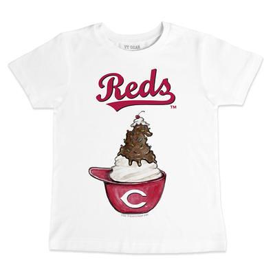 Toddler Tiny Turnip White Atlanta Braves Sundae Helmet T-Shirt 