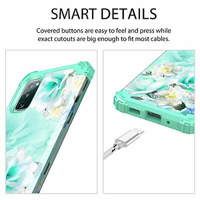  Casetego Compatible with Galaxy S21 5G Case,Floral