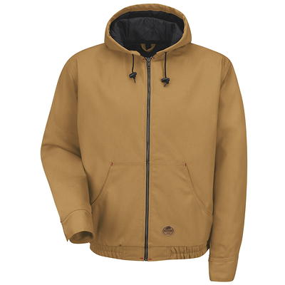 Men's Blended Duck Zip-Front Hooded Jacket - Yahoo Shopping