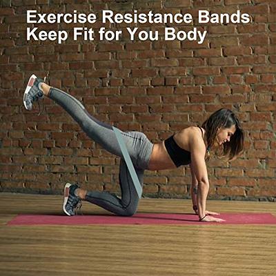 Exercise Bands Set Resistance Exercise with Instruction Guide and