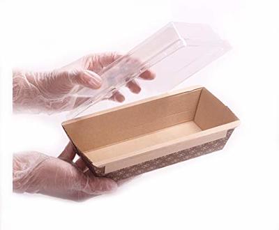 Kraft paper square baking cake loaf pan corrugated recyclable pastry  rectangle pans molds