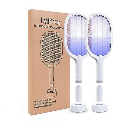 BLACK+DECKER Electric Fly Swatter- Fly Zapper- Tennis Bug Zapper Racket-  Battery Powered Zapper- Electric Mosquito Swatter- Handheld Indoor &  Outdoor