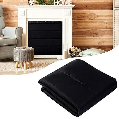 Magnet Fireplace Cover Fireplace Draft Blocker Fireplace Blanket for Heat  Los