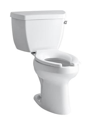 KOHLER Black Black Rough-In WaterSense Elongated Toilet at