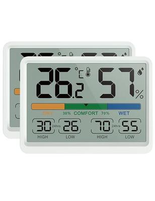 1.69” Mini Indoor Outdoor Thermometer °C/°F Temperature Monitor