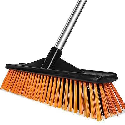 12 Pcs Heavy Duty Broom Bulk 53 Inch Commercial Angle Brooms for