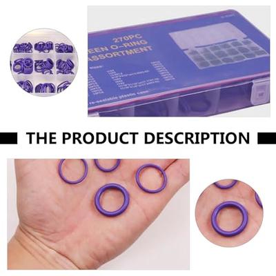 Rubber O-Ring 419pcs Sealing Gasket Washer Sets Assorted O-ring