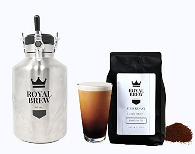 Royal Brew Nitro Cold Brew Coffee Maker & 12oz Bag of Medium Roast Cold  Brew Coffee 