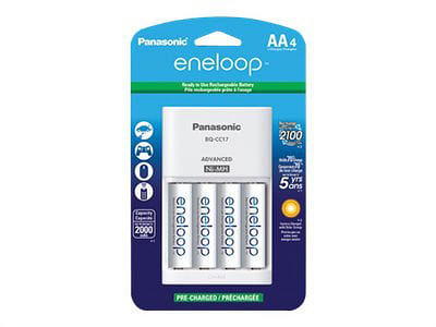 Panasonic® 4-position Charger With Aa Eneloop® Batteries, 4 Pk. : Target