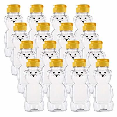 Bekith 16 Pack 8 Fluid Oz Plastic Bear Honey Bottle Jars, Honey Squeeze  Bottle Empty with Flip-top Lid for Storing and Dispensing - Yahoo Shopping