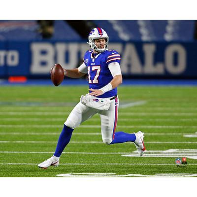 JOSH ALLEN Autographed Buffalo Bills Throwback Authentic Speed