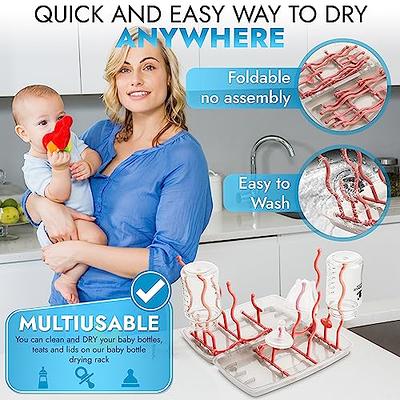 baby bottle drying rack storage pump