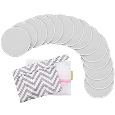 8 or 14 Organic Bamboo Reusable Washable Nursing Breast Pads