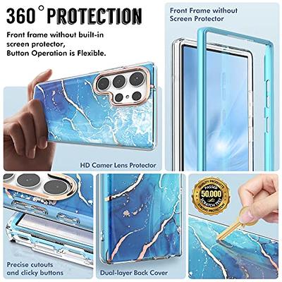 Chvelop Compatible with Samsung Galaxy S23 Ultra 5G Case, Slim Stylish  Protective Case, 360 Degree Protection, [No Built-in Screen Protector]  [Camera