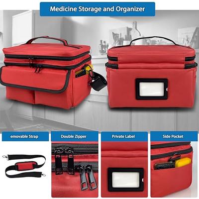 Medicine Storage Bag Organizer (empty Bag), Portable Small Pill