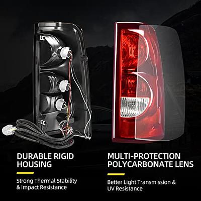 DWVO Headlight Assembly and Taillights Combo Set Compatible with