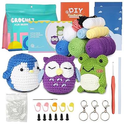 Crochet Kit for Beginners Animals with with Step-By-Step Video Tutorials  Crotche