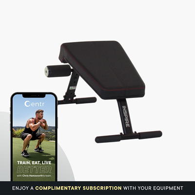 Fitness tech Abdominal Bench Black