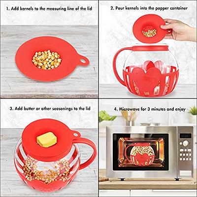 Peak W&P Collapsible Popcorn Popper Microwave Bowl Easy Storage No Oil  Needed for sale online