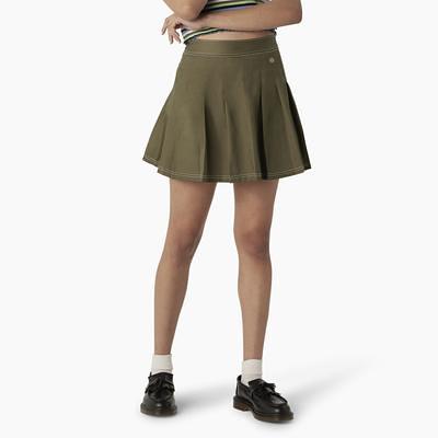 PLEATED SKIRT 26-GREEN