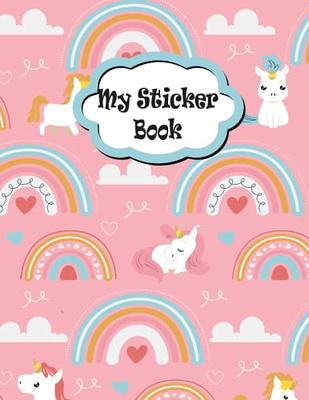 My Sticker Book: Blank Sticker Collection Book for Kids Unicorn