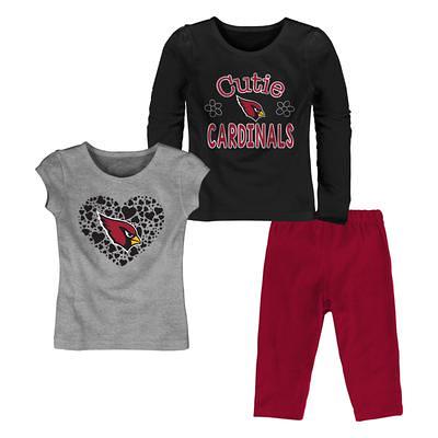 Women's Fanatics Branded Cardinal/Black Arizona Cardinals Fan T-Shirt Combo  Set